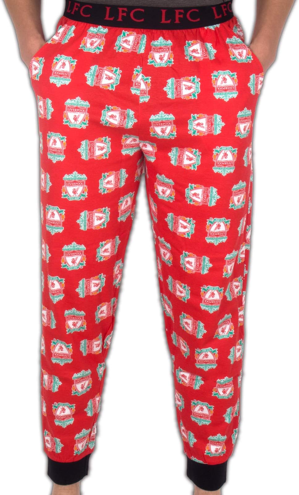 Liverpool FC Mens Lounge Pants Pyjama Bottoms Official Football Gift