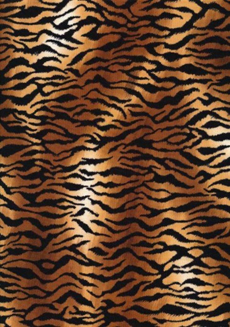 Tiger Animal Print Edible Icing, Wafer or Wafer Card Cake Topper Cake Decoration (Wafer)