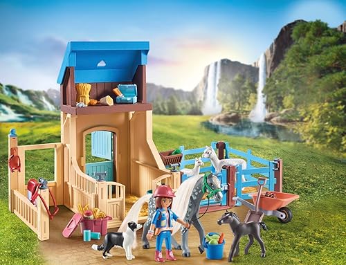Miniatura 3 de Playmobil 71353 Caballos de cascada Caballo con Amelia y Susurro,