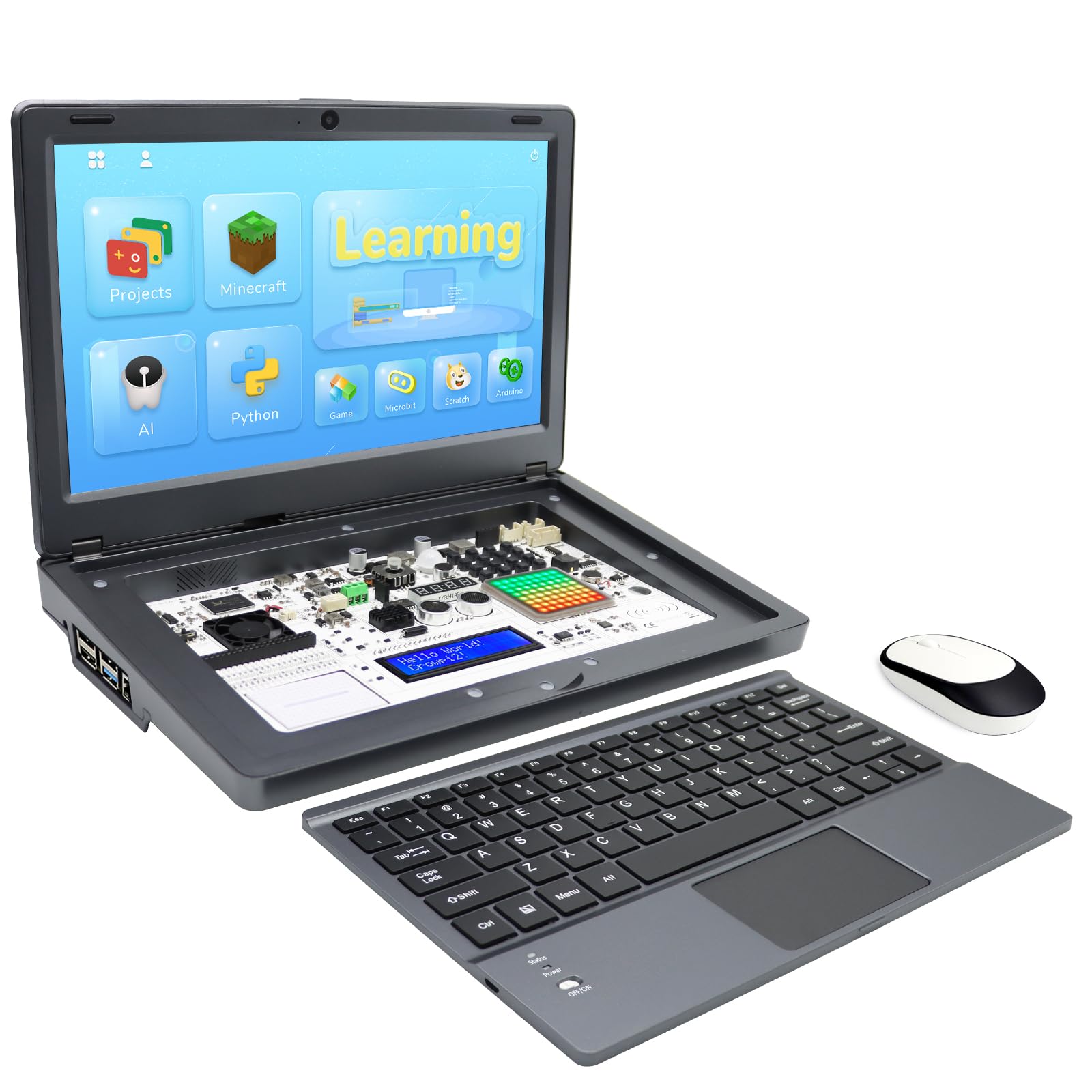 ELECROW Kit para Raspberry Pi 5 8 GB, com computador de placa