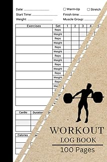 Workout Log Book: A Small Workout & Fitness Record Tracker