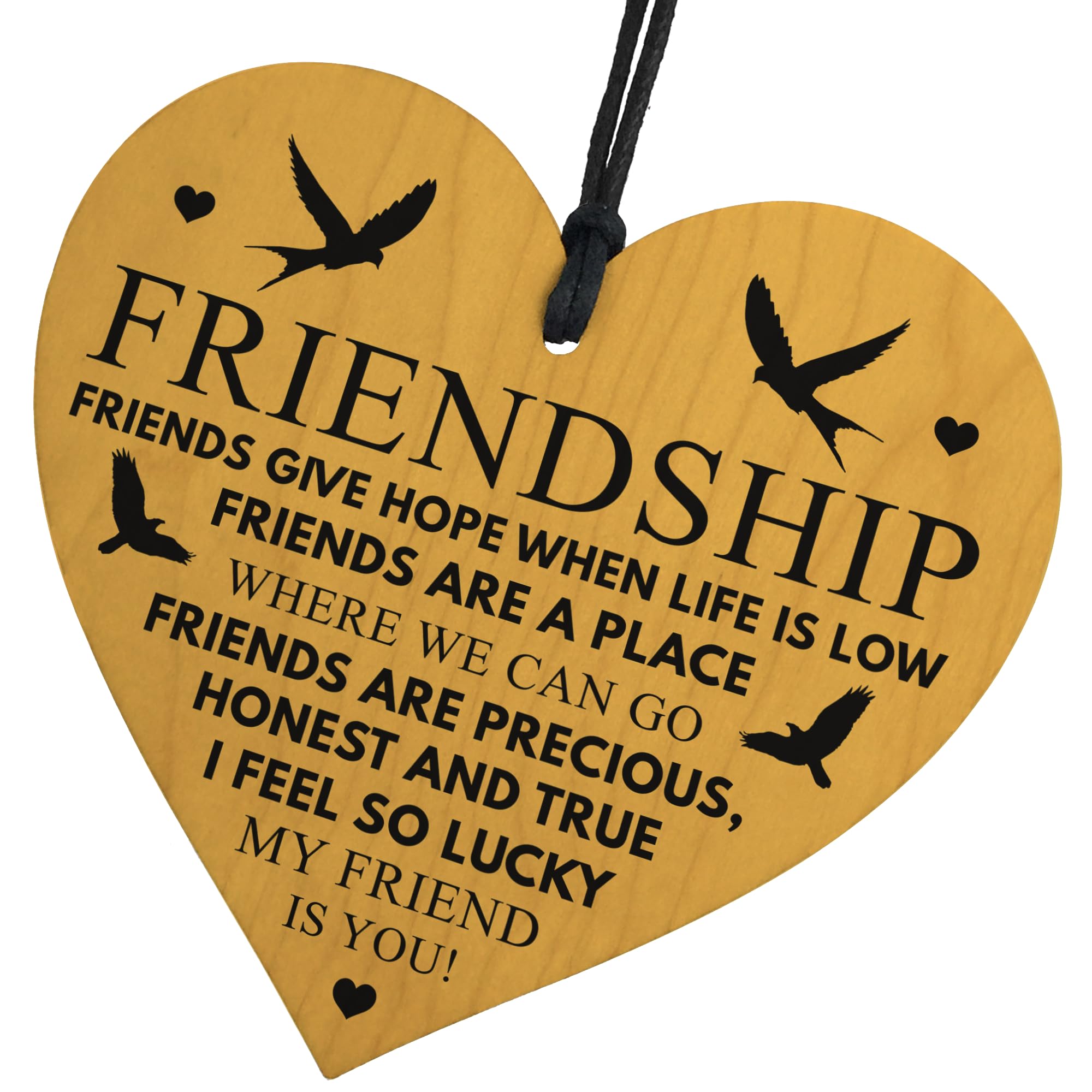 Red Ocean Friend Gifts For Women Men Best Friendship Gift Plaque Special Friend Gift For Him Her
