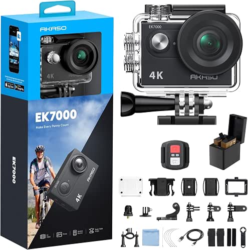 AKASO EK7000 4K30FPS 20MP WiFi Action Camera with EIS Ultra