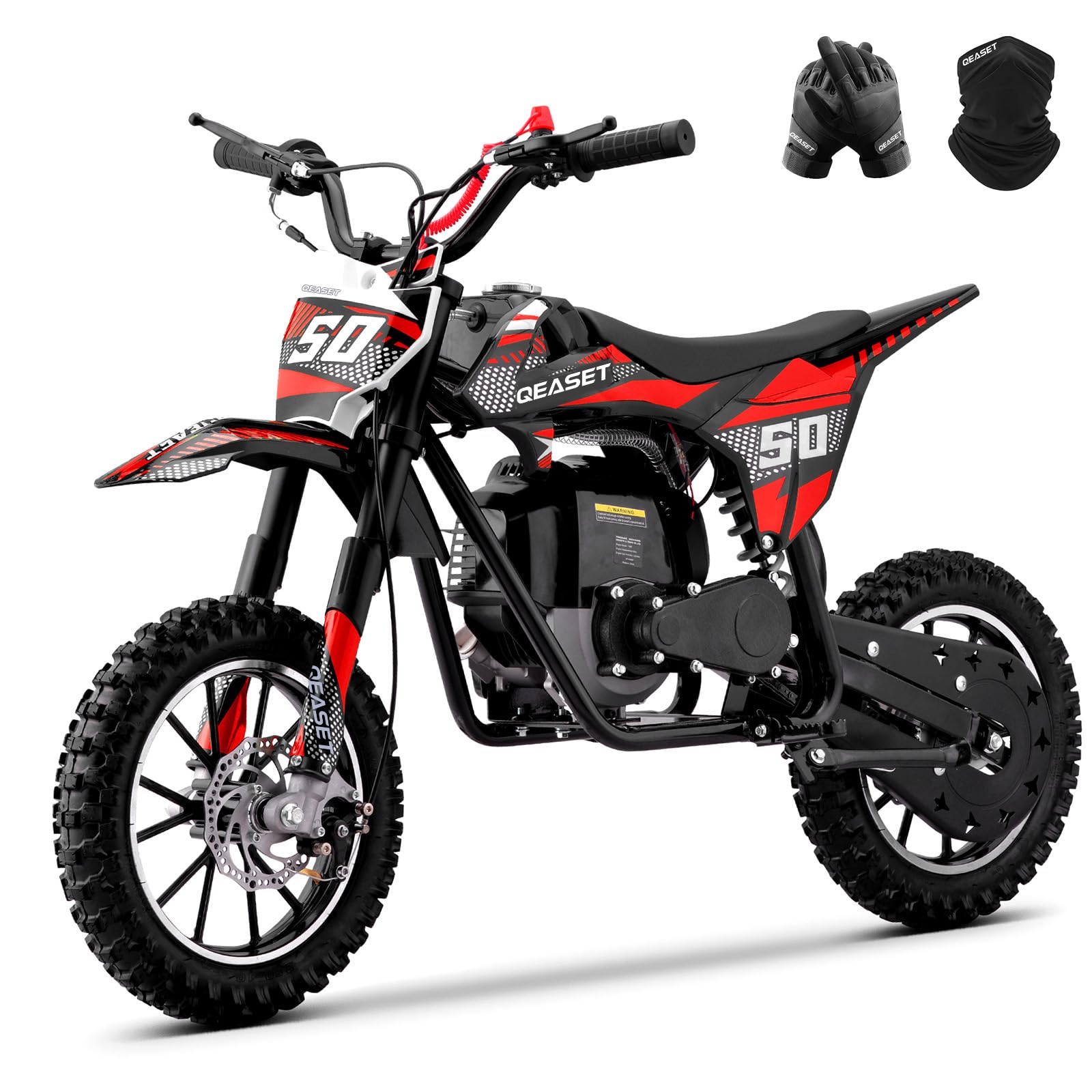 MOSTA Kids Dirt Bike, 4-Stroke Gas Power Mini Dirt Bike with Shock Absorption and Disc Brake,Off-Road Tires Motorcycle, EPA Approved, 2026 Upgraded
