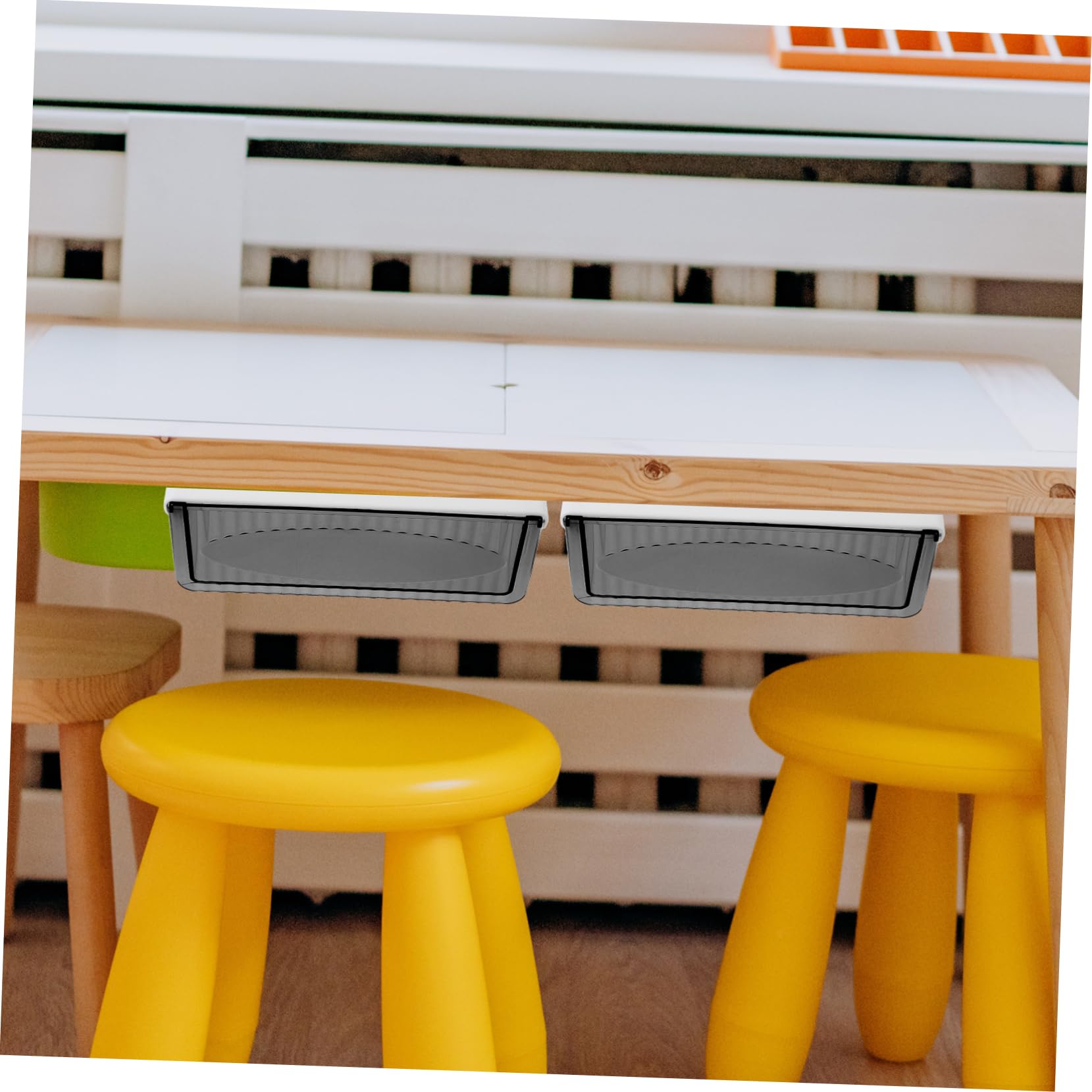 2pezzi La Scrivania in Plastica Resistente Organizer Per Ufficio e Casa Cassetto Per Organizzazione Della Scrivania