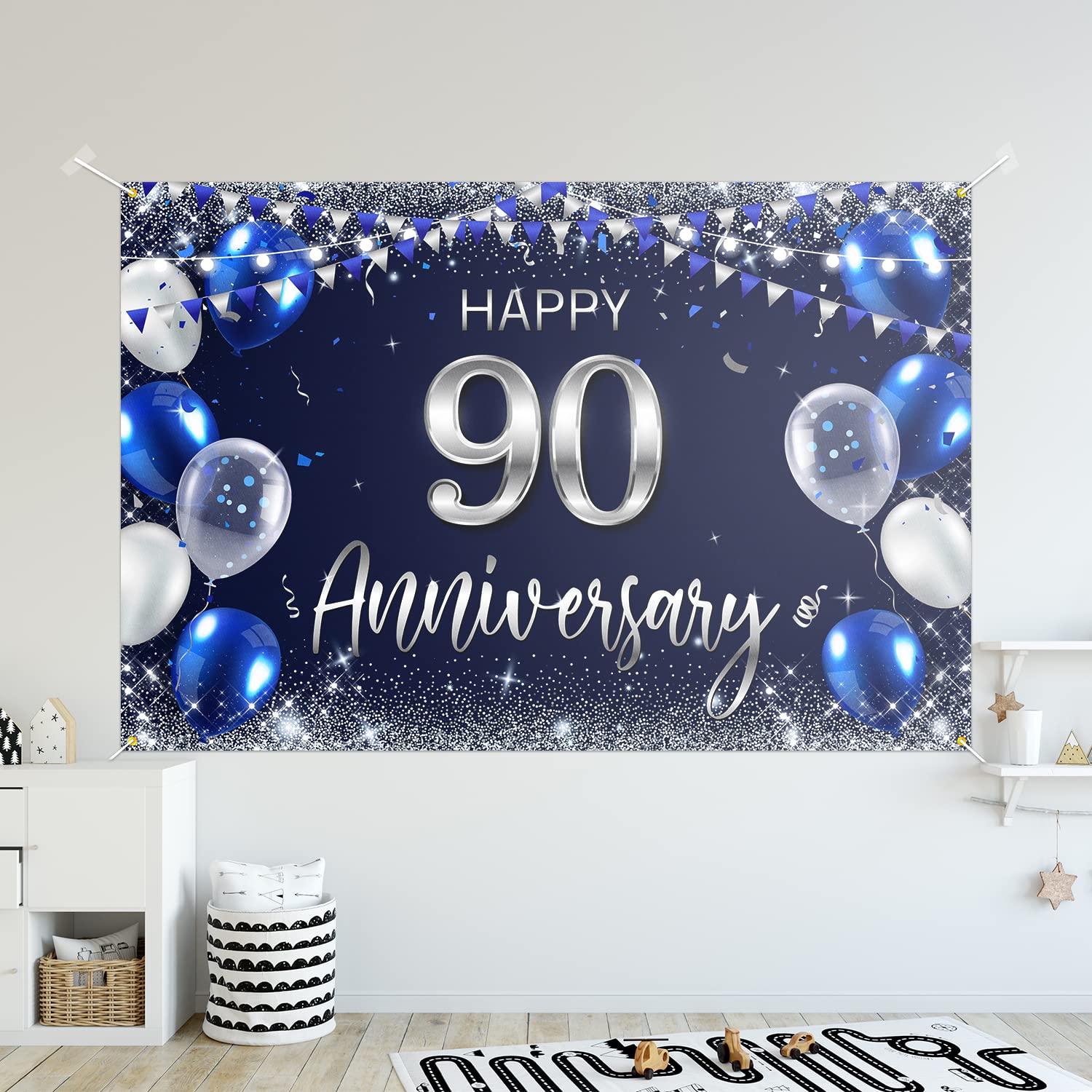 Mushroom Happy Birthday Banner - Cute Forest Theme Decor For Kids' Birthday Parties