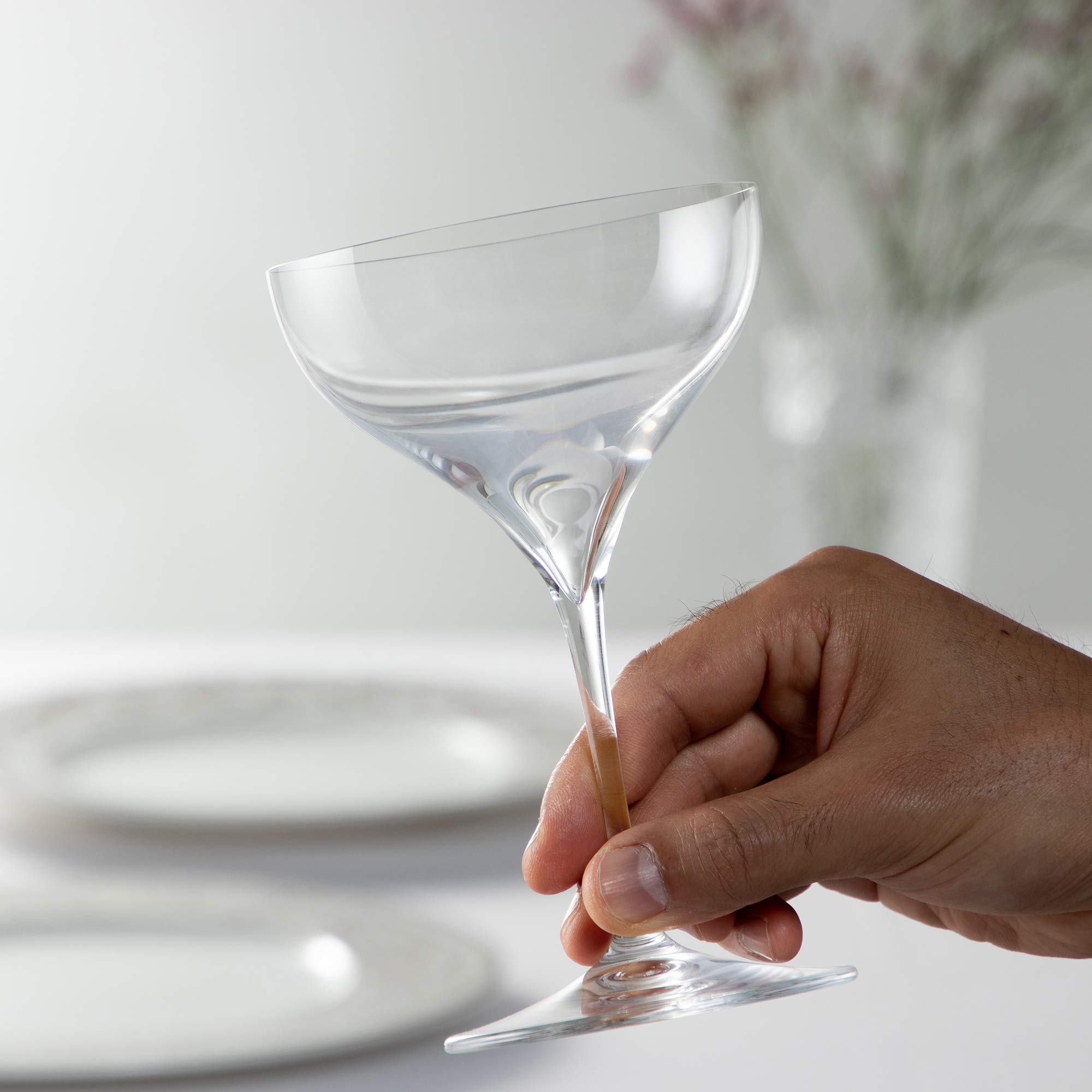 RIEDEL Grape@ Martini, Verre à Martini, Verre à Cocktail, Verre de Qualité, 275 ML, Lot de 2, 6404/1