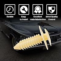 Vista 4 de 50 piezas de clip retenedor de panel de guarnición de puerta de nylon compatible con Chevrolet Cadillac Buick Blazer Silverado Truck GMC Yukon 363137