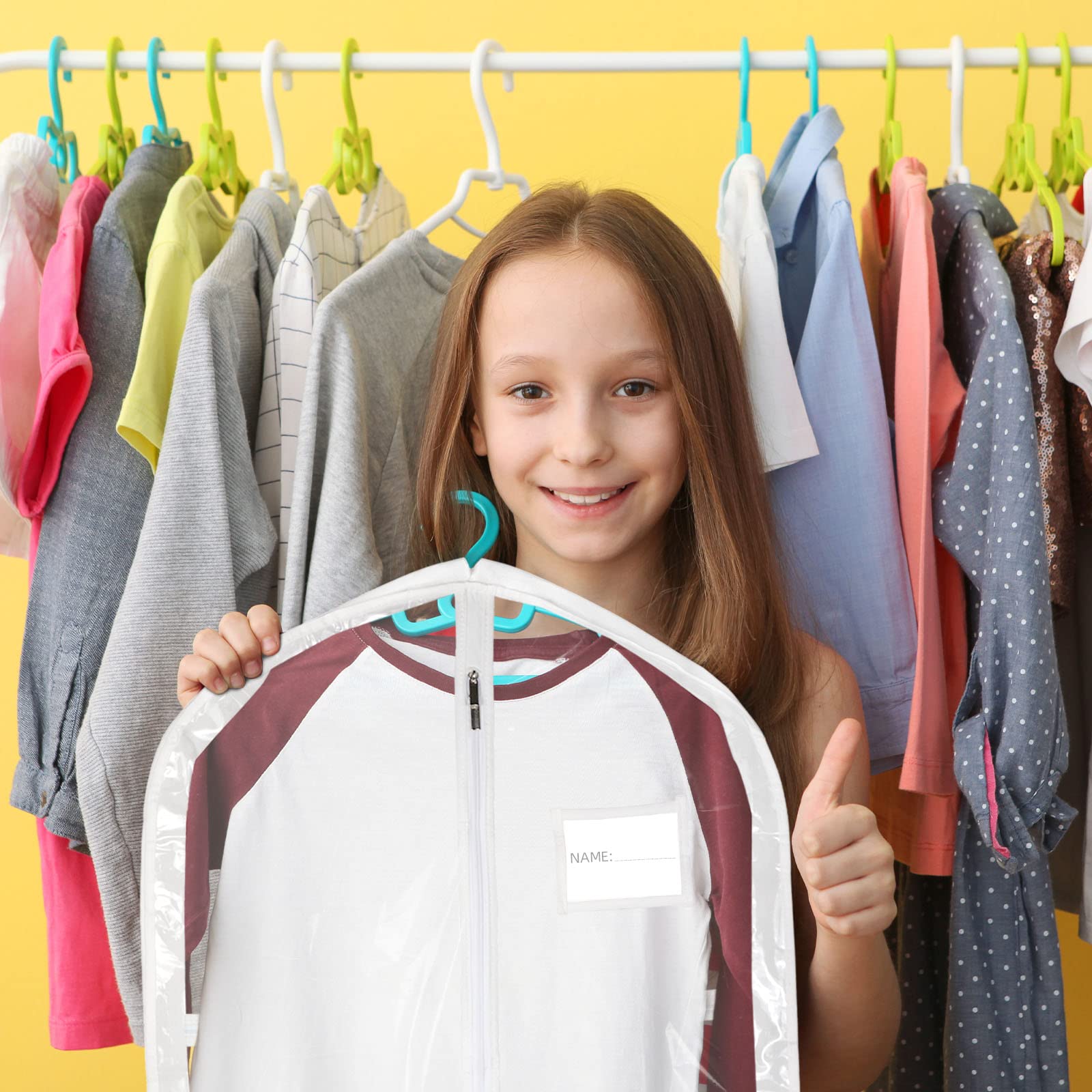 Bolsa Para Ropa Infantil Con 5 Bolsillos - Plegable Y Con Asa Para Colgar, Ideal Para Bailarines, Viajes Y Competiciones | Organización Práctica