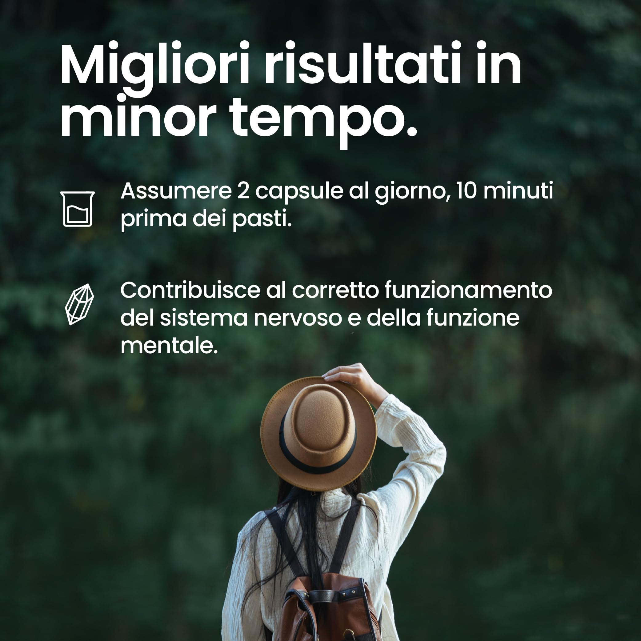 G7 Neuro Salute. Supplemento favorisce la concentrazione e la memoria e contribuisce rimozione di metalli pesanti. Silicio e magnesio biotina. 120 capsule.