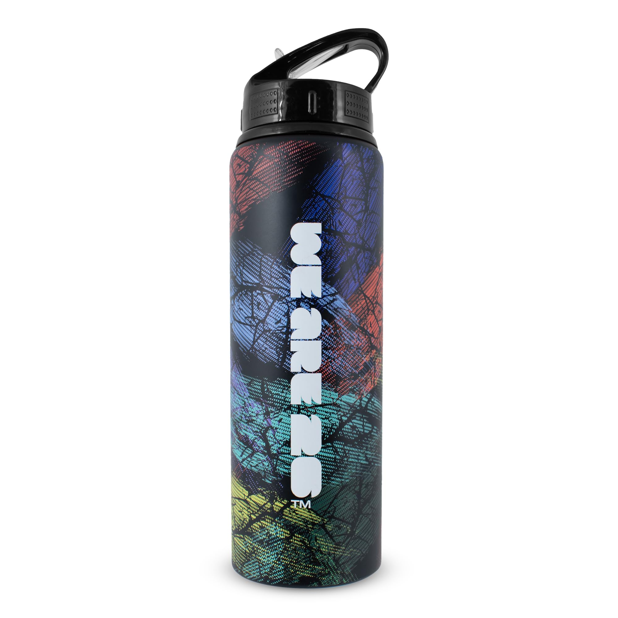 Hy-Pro Officially Licensed FIFA World Cup 2026 750ml Aluminium Water Bottle Paint Splatter - Durable Sports Hydration for Football Fans - Gym Bottle with FIFA World Cup 2026, Paint Splatter Design - 2