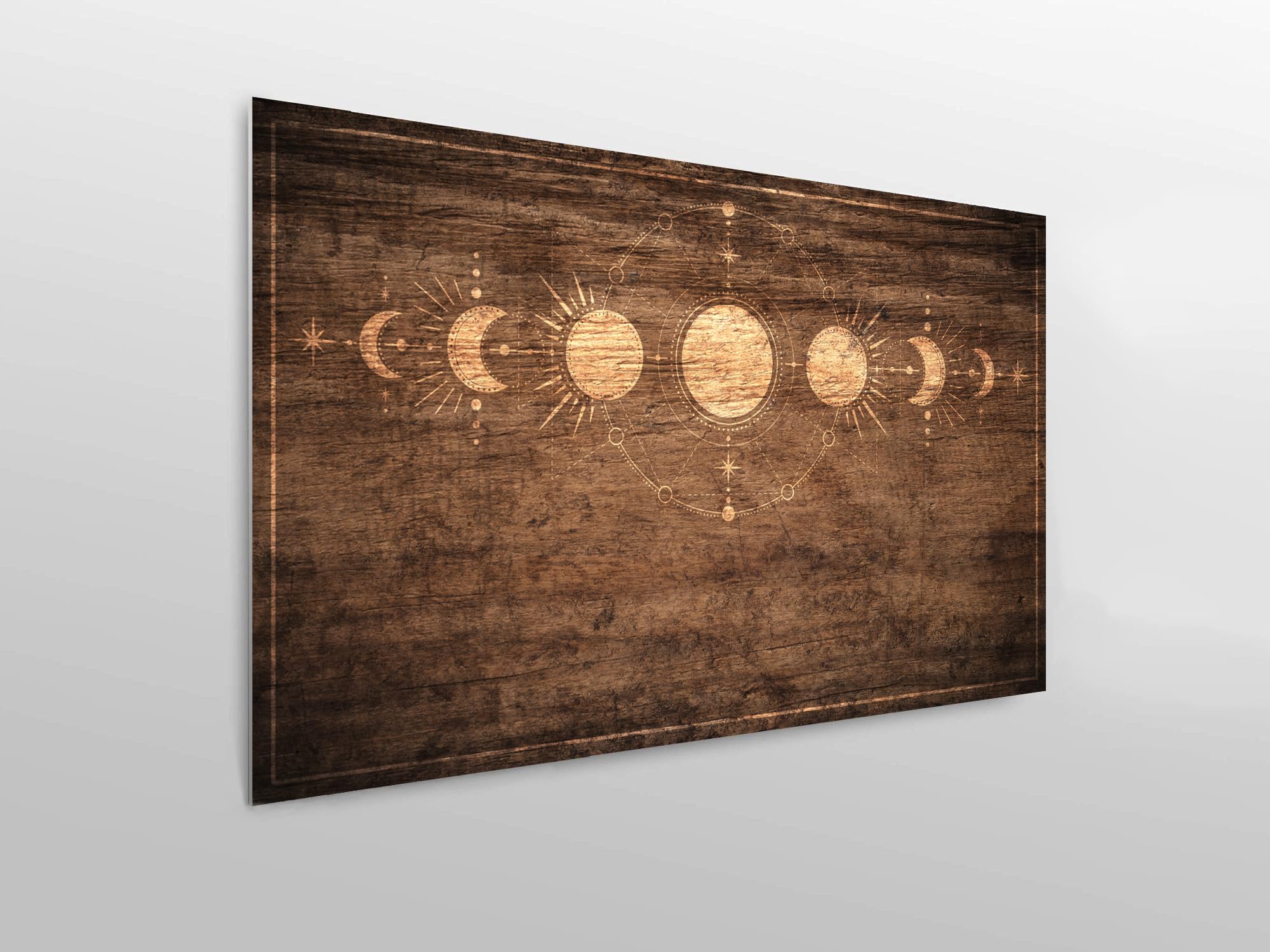 Oedim Cabecero Cama PVC Fases Luna | 135x60cm | Cabecero Original y Económico