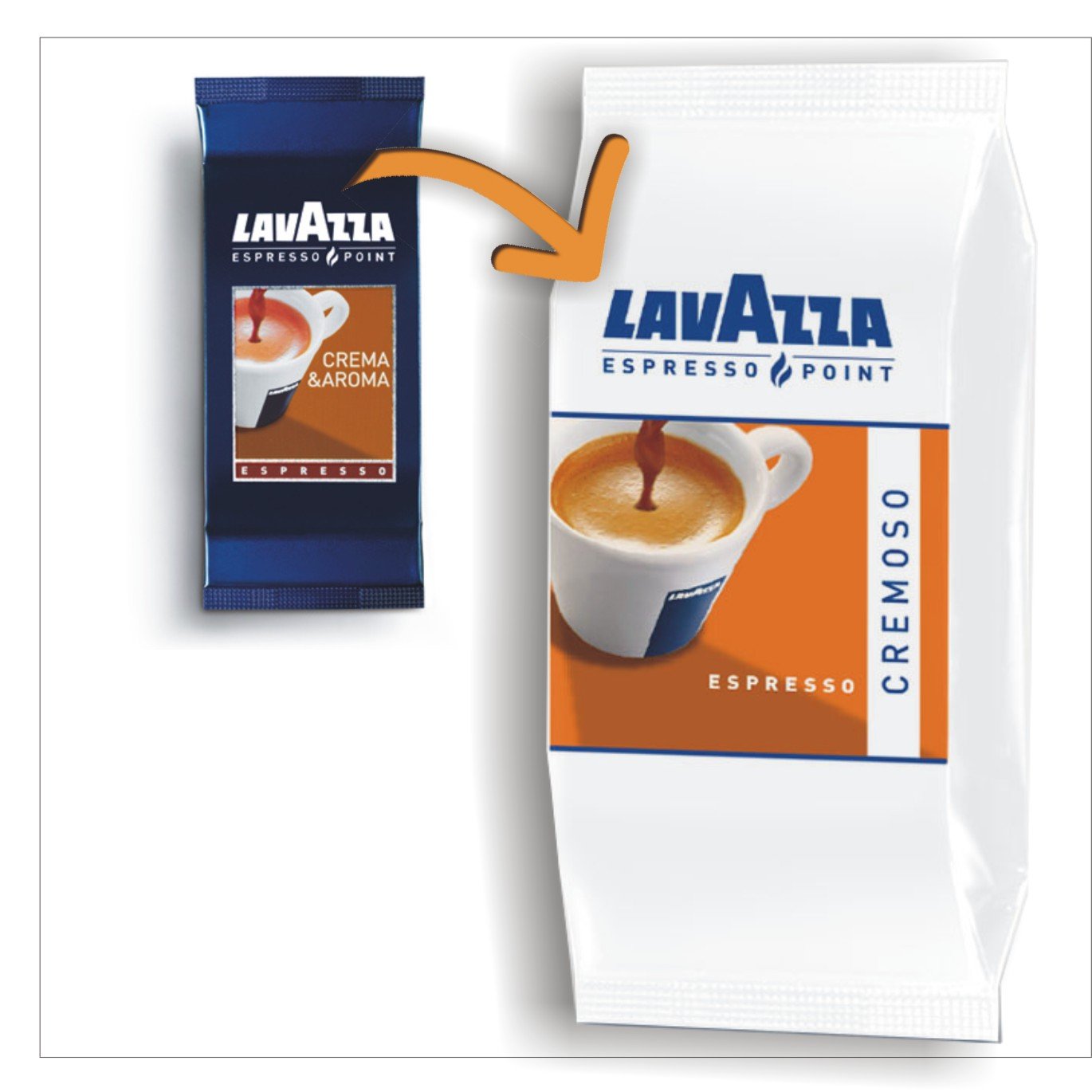 200 cápsulas de café cremoso Lavazza Point Ex, crema y aroma originales