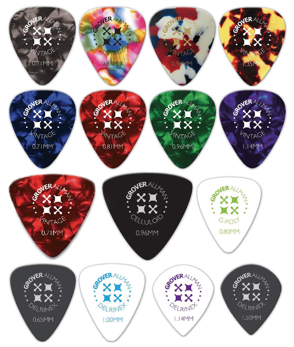 Amazon | Grover Allman 【グローバーオールマン】 ピックアソート  