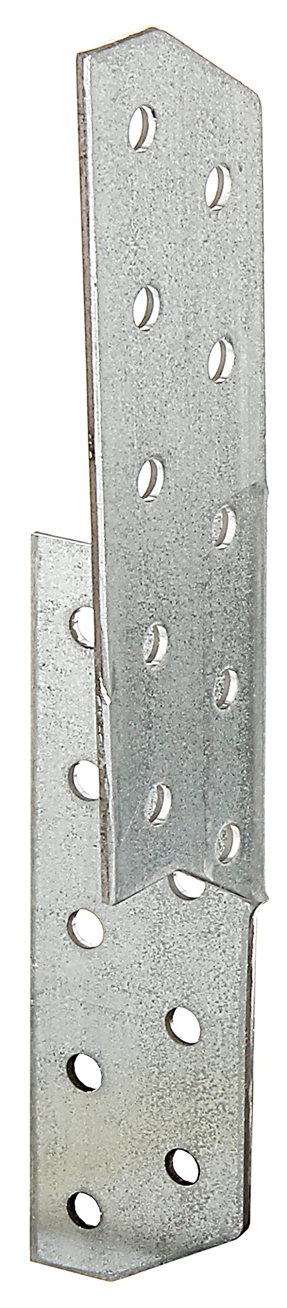 Alberts 331009 Équerre renvoyée | utilisable à gauche | galvanisée Sendzimir | 32 x 32 x 170 mm