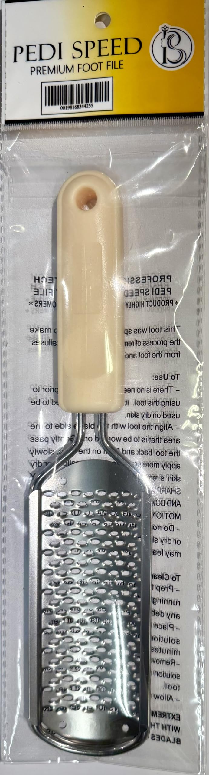 Pedi Speed Professional Premium Foot File (Callus Remover) for Feet (1 Foot File)