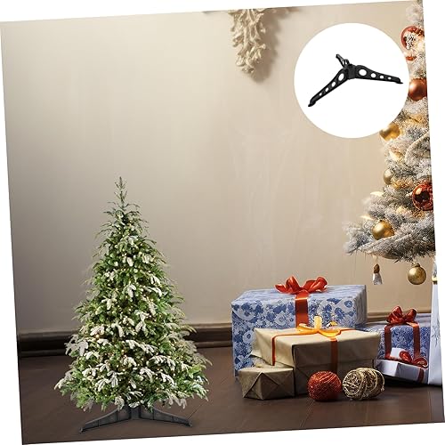 Miniatura 6 de BESPORTBLE Soporte resistente para árbol de Navidad, soporte plegable para árbol de Navidad, base de repuesto para árbol de Navidad artificial para