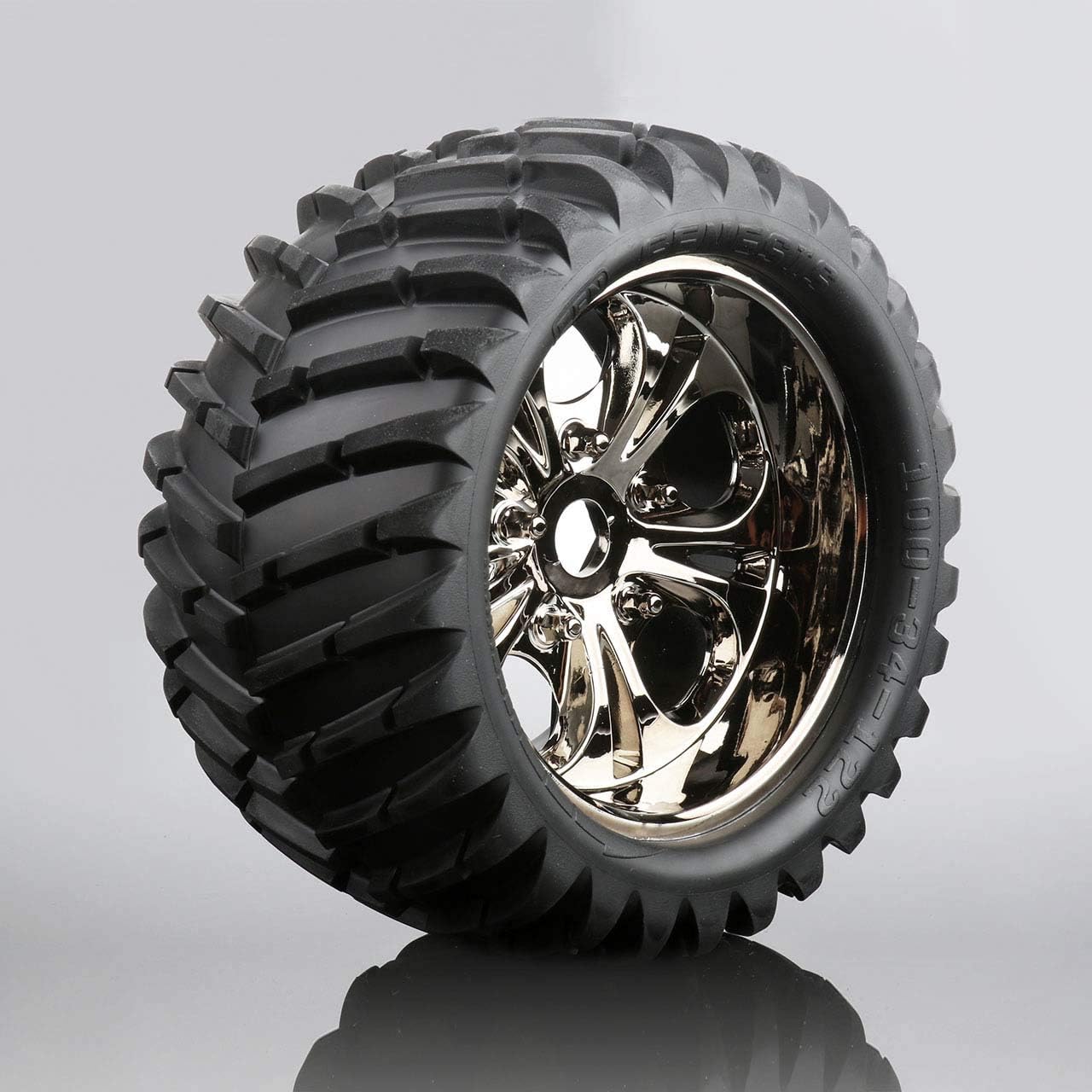 CEN Racing CEGCKR0505 V-Pattern Wheels & Tires (Pre-Glu1Pr), for Colossus XT CEN Racing CEGCKR0505 V-Pattern Wheels & Tires (Pre-Glu1Pr), for Colossus XT