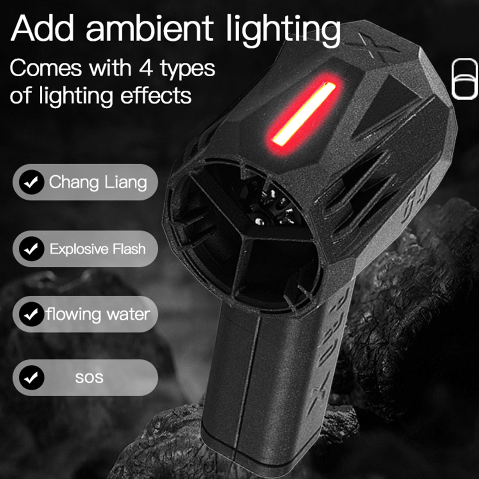 Turbo Wentylator Wentylatora 350 Km/h 1500 G Ciągu 64 Mm Bezszczotek Silnikowy prędkość Elektryczna z SOS Ambient Light