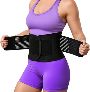 Waist Trainer for Women – Waist Cincher & Ab Belt|Tummy Control Body Shaper|Core Compression & Back Support