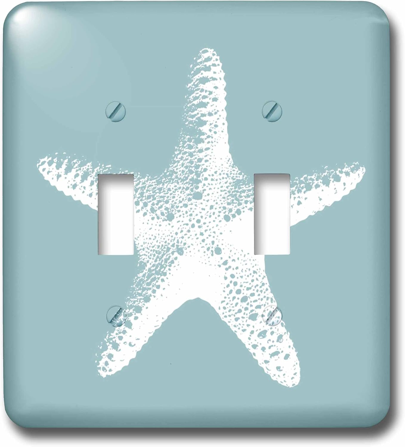 3dRose lsp_192651_2 Summer Starfish Double Toggle Switch