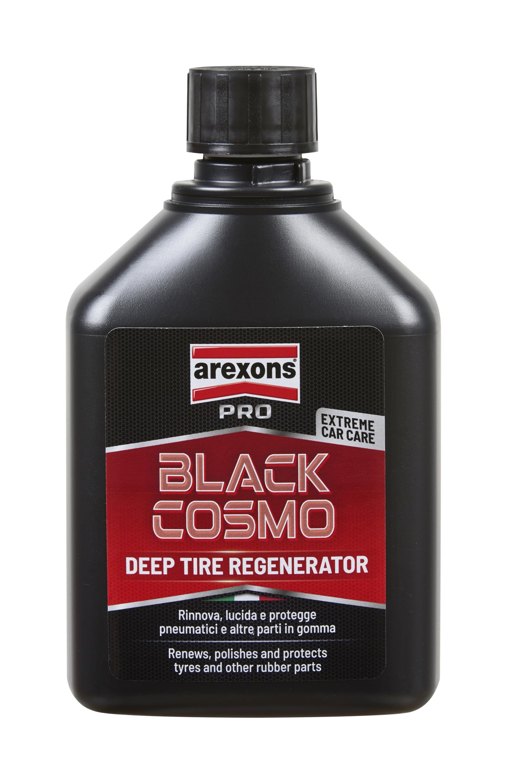  AREXONS Car Care Pro Black Cosmo Black Tyres - Rivela il Look Originale, Protezione Esteriore ed Interna, Ideale per Au
