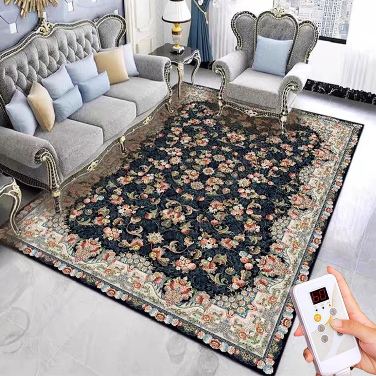 Joytar E Heated Floor Mat, Heated Rug, Lectric Heating Carpet