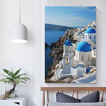 壁掛けストーン　サントリーニ　サントリーニ島 壁掛けストーン サントリーニ サントリーニ島 壁紙 ギリシャ