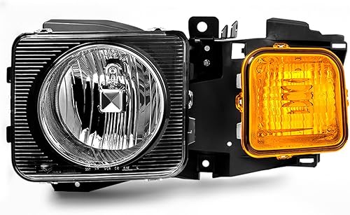 ACANII - Faro delantero de repuesto para Hummer H3 H3T 2006-2010 con señal - Solo lado del conductor