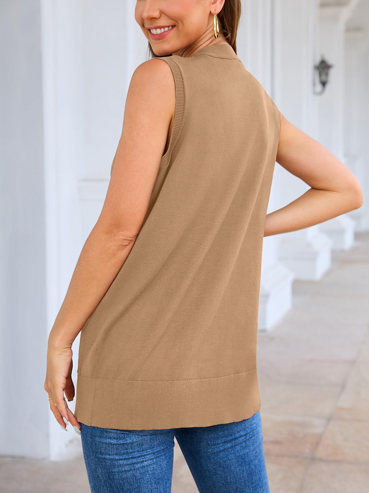 Veryoung Cardigan d'été décontracté à manches 3/4 pour femme, léger, doux, ouvert sur le devant, cardigan d'été noué sur le devant