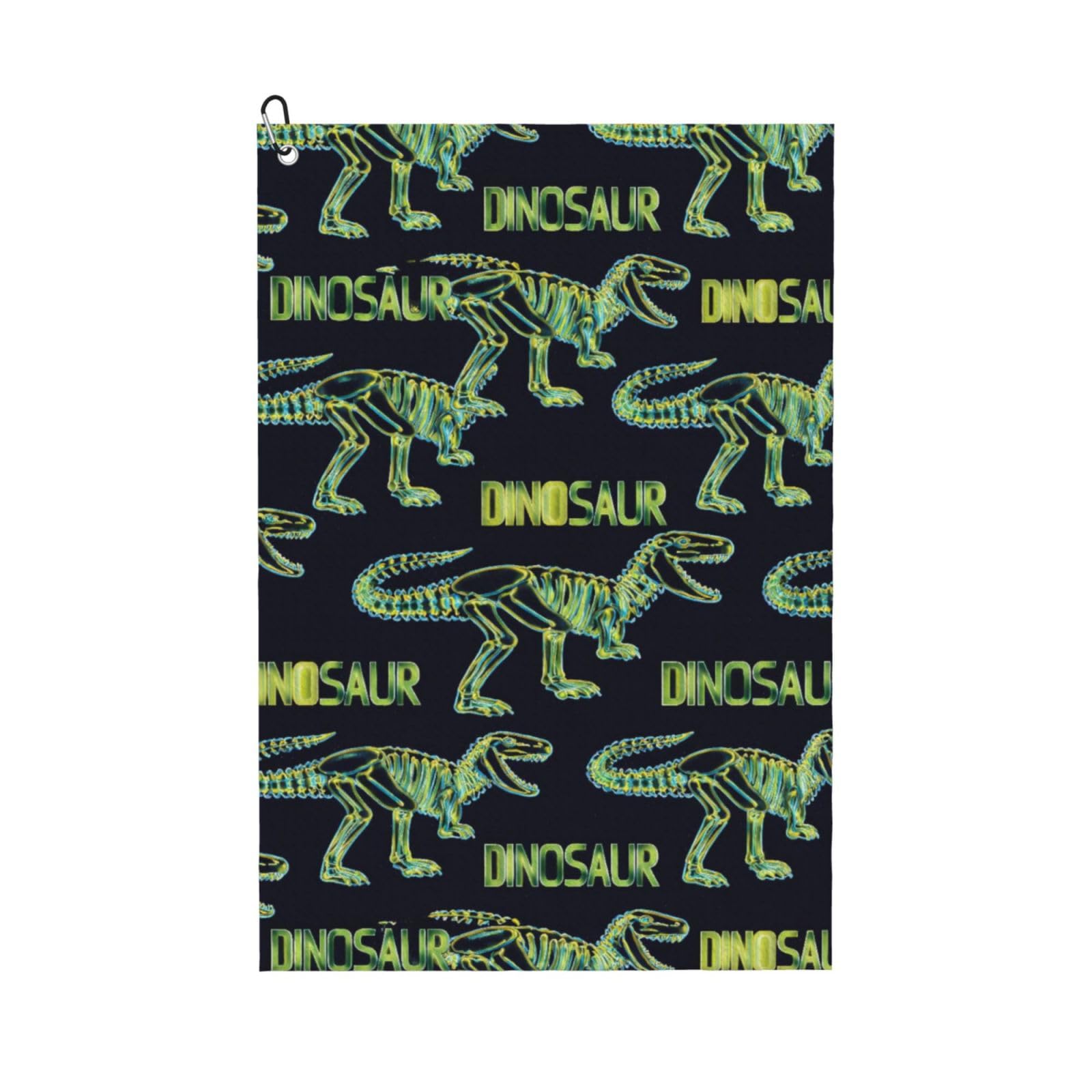 BSDFGSDD Neon Dinos Dinosaurs Golf Towel 24 x 16 inches