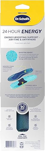 Miniatura 7 de Dr. Scholl's Plantillas multiusos energéticas las 24 horas, devuelven energía con cada paso, alivia la presión del pie y los pies cansados y