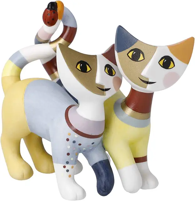 Goebel Katzenpaar Luca e Sofia Porzellanfigur von Rosina Wachtmeister