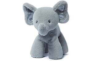 Baby Gund Singing Elephant Plush, Gray, 10"