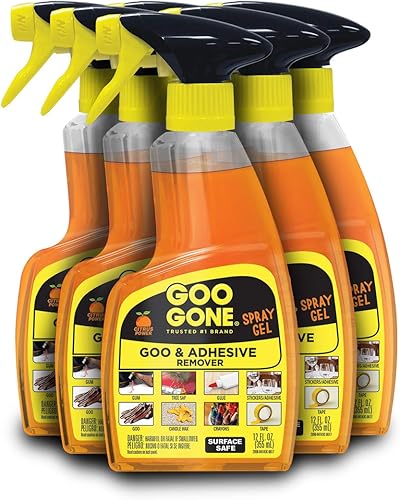 Goo Gone Gel en aerosol original  Removedor adhesivo, elimina goma de mascar, grasa, alquitrán, calcomanías, etiquetas, residuos de cinta, aceite,