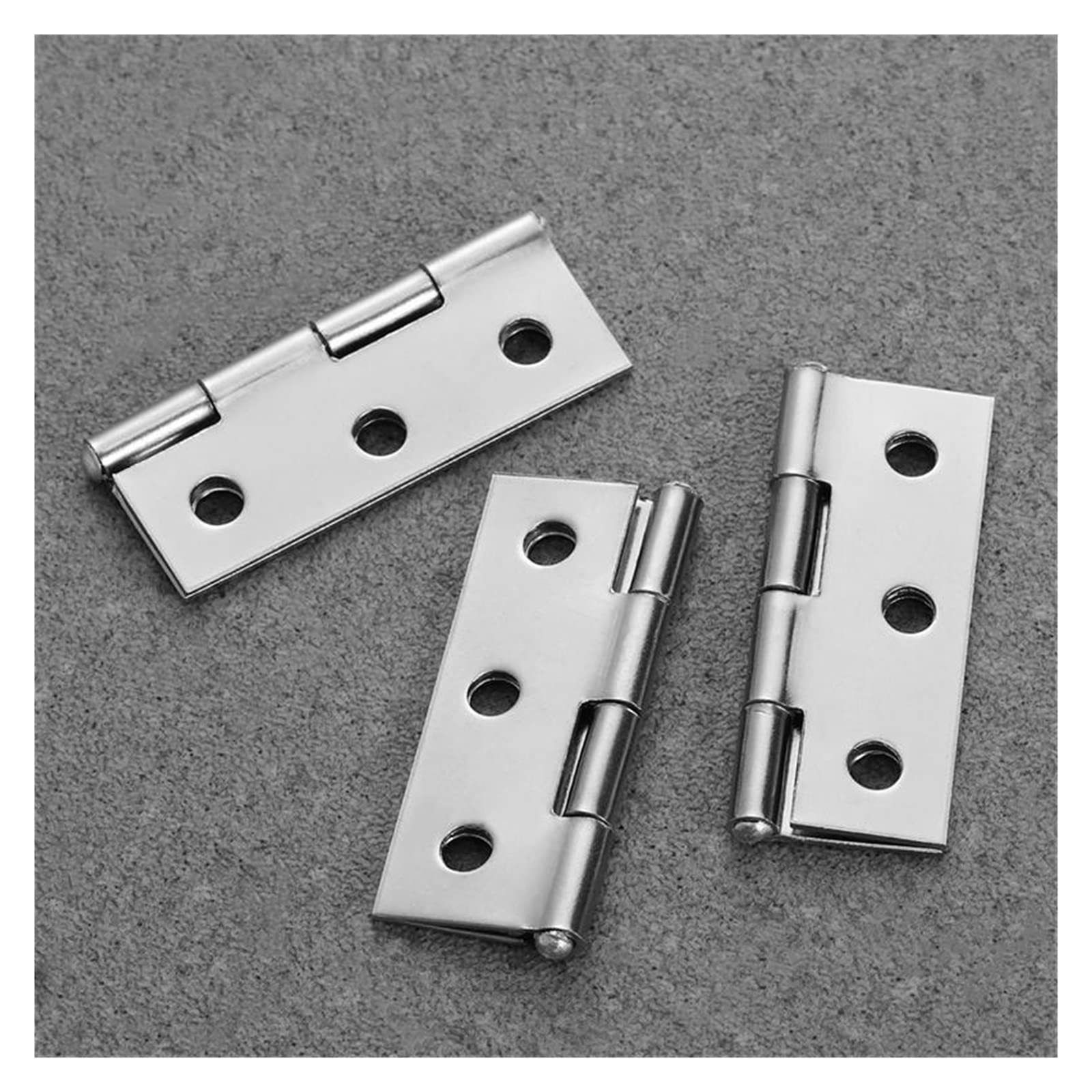 Minibisagra Bisagra pequeña Bisagra de acero inoxidable de 30 piezas, bisagra de 2 pulgadas, bisagra de subpuerta silenciosa gruesa, bisagra plana silenciosa, bisagra de hoja suelta for puerta