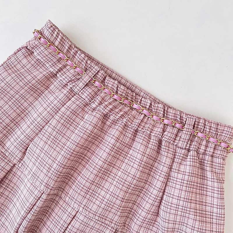 Women's Wrinkle Resistant Wool Pleated Skirt High Waisted4