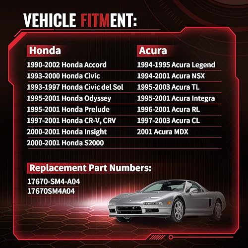 Miniatura 2 de Tapa de Combustible Tapa de Gasolina para Honda Accord Civic del Sol Odyssey Prelude CR-V Insight S2000, Acura Legend NSX TL Integra RL CL MDX, OE