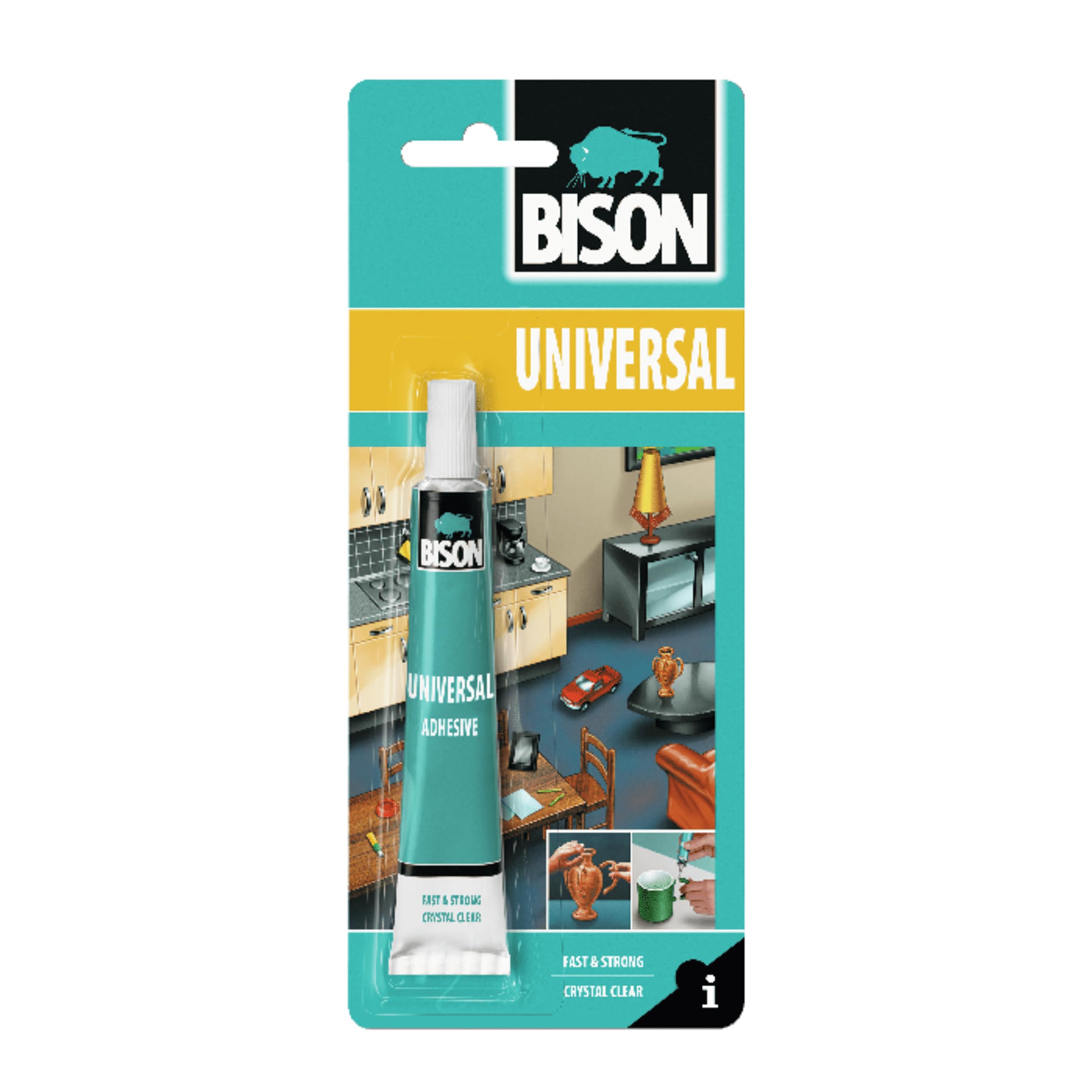 BISON Universal Adhesive, Blue Cover - 25 ml