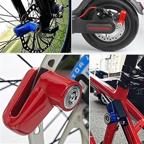 Miniatura 6 de Bloqueo de bicicleta Bloqueo de freno de disco de bloqueo de cadena adecuado para bicicletas y motocicletas