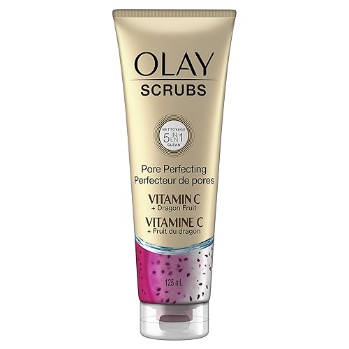 Olay Exfoliante facial perfeccionador de poros con vitamina C y fruta del dragón 42 onzas líquidas