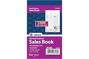 Adams General Purpose Sales Book: Sales Receipt Solution for Small Businesses