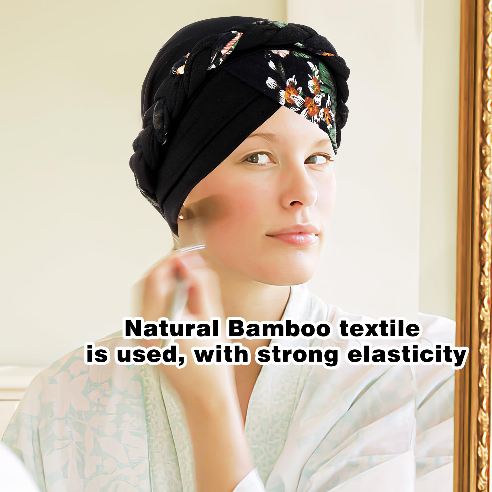 Fasce Per Capelli Con Paillettes Zoestar - Confezione Da 3, Elastiche, Per Yoga E Stile Bohémien - Foto 6