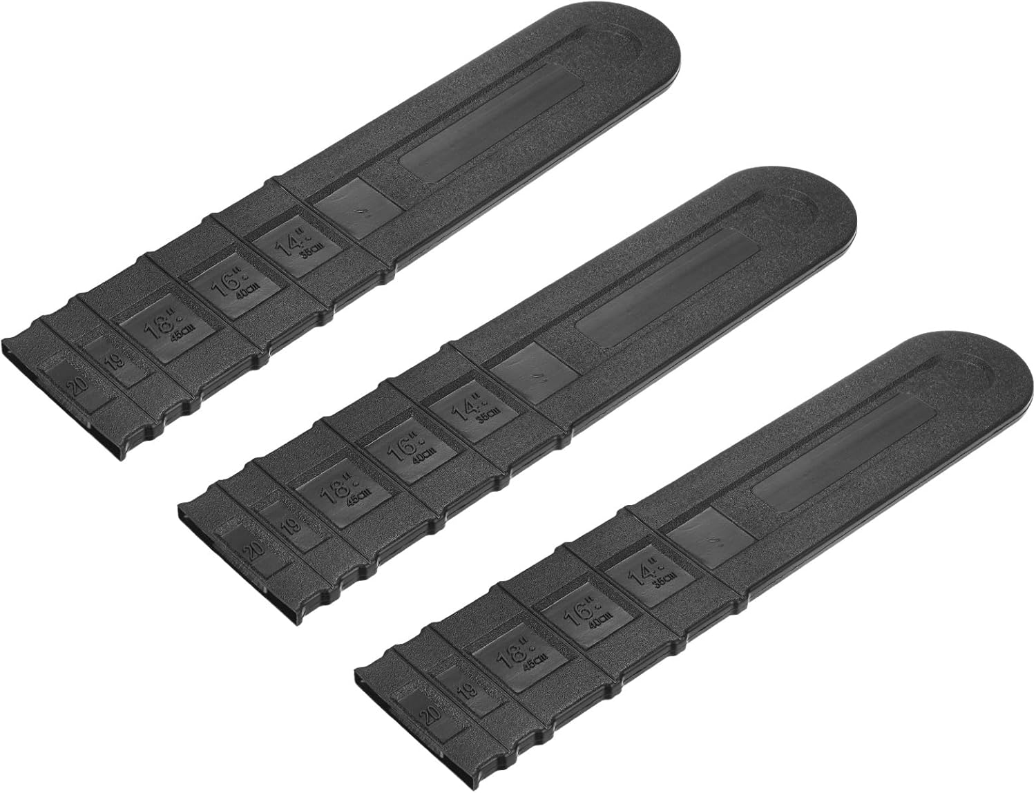 M METERXITY 3-Pack Chainsaw Chain Cover 20 Inch Plastic Chainsaw Scabbard Cover Chainsaw Bar Cover for 12" 14" 16" 18" 19" 20" Garden Chainsaw Protective Cover