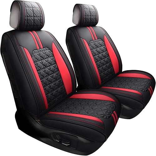 YIERTAI Fundas de asiento de automóvil de ajuste universal para la mayoría de SUV, sedanes, camiones, compatibles con Subaru Forester, Chevy,