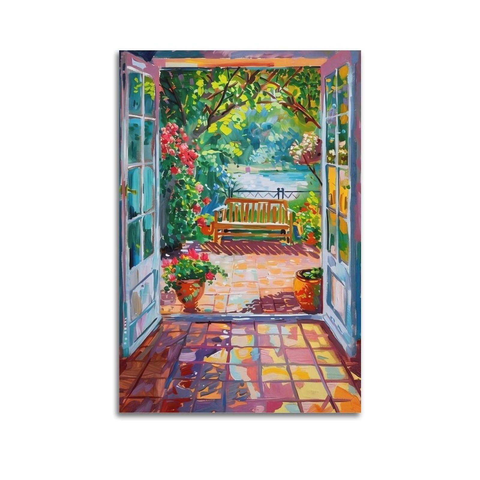 JoenTdrn Henri Matisse Aesthetic Canvas Wall Art Print Home Decor for Bedroom Living Room12x18inch(30x45cm) Unframe-style