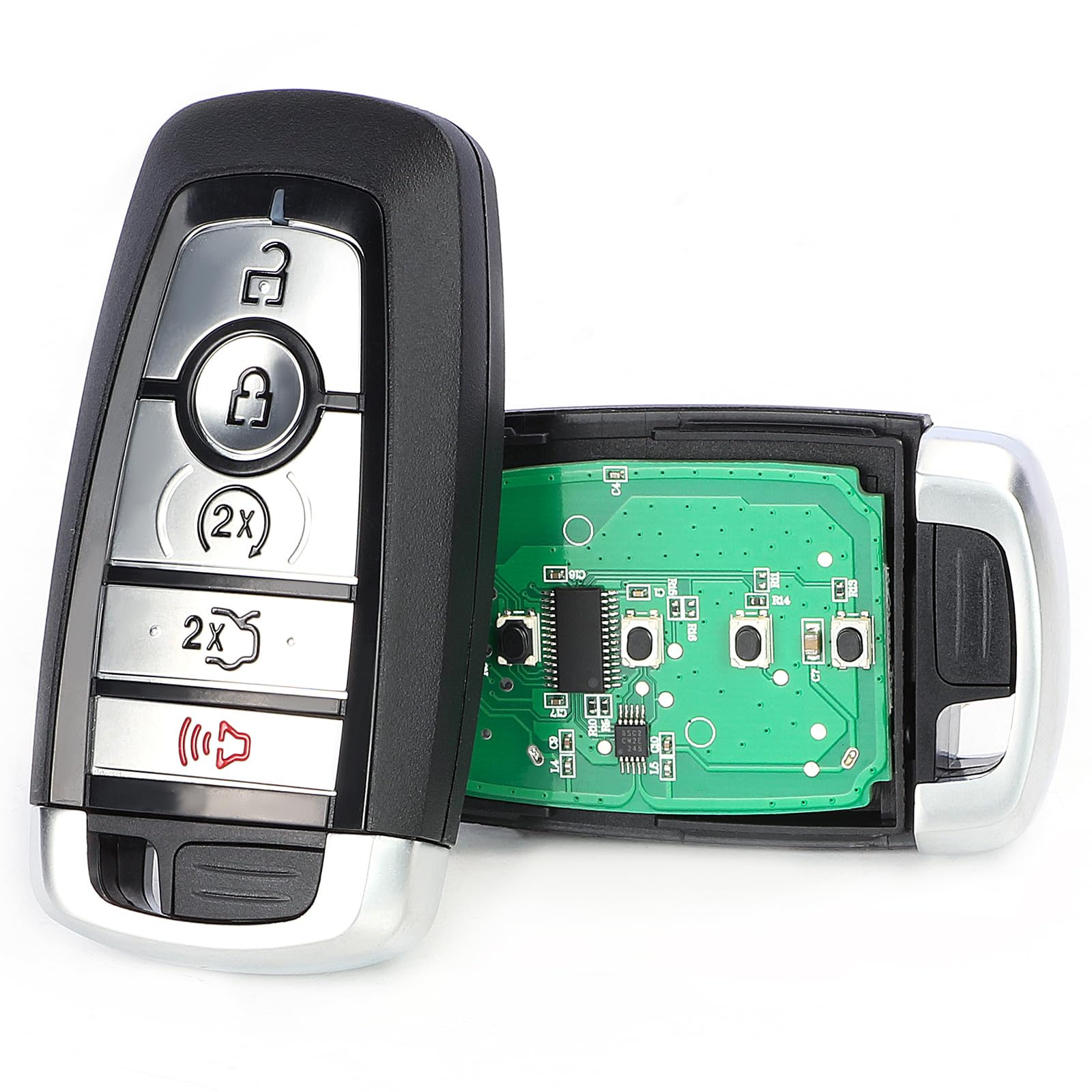 Keyless Entry Smart Proximity Remote Key Fob Replacement for Ford Edge Explorer Fusion Mustang 2017 2018 2019 2020 2021 2022 902MHz ID49 FCC ID: M3N-A2C93142600, P/N: 164-R8149