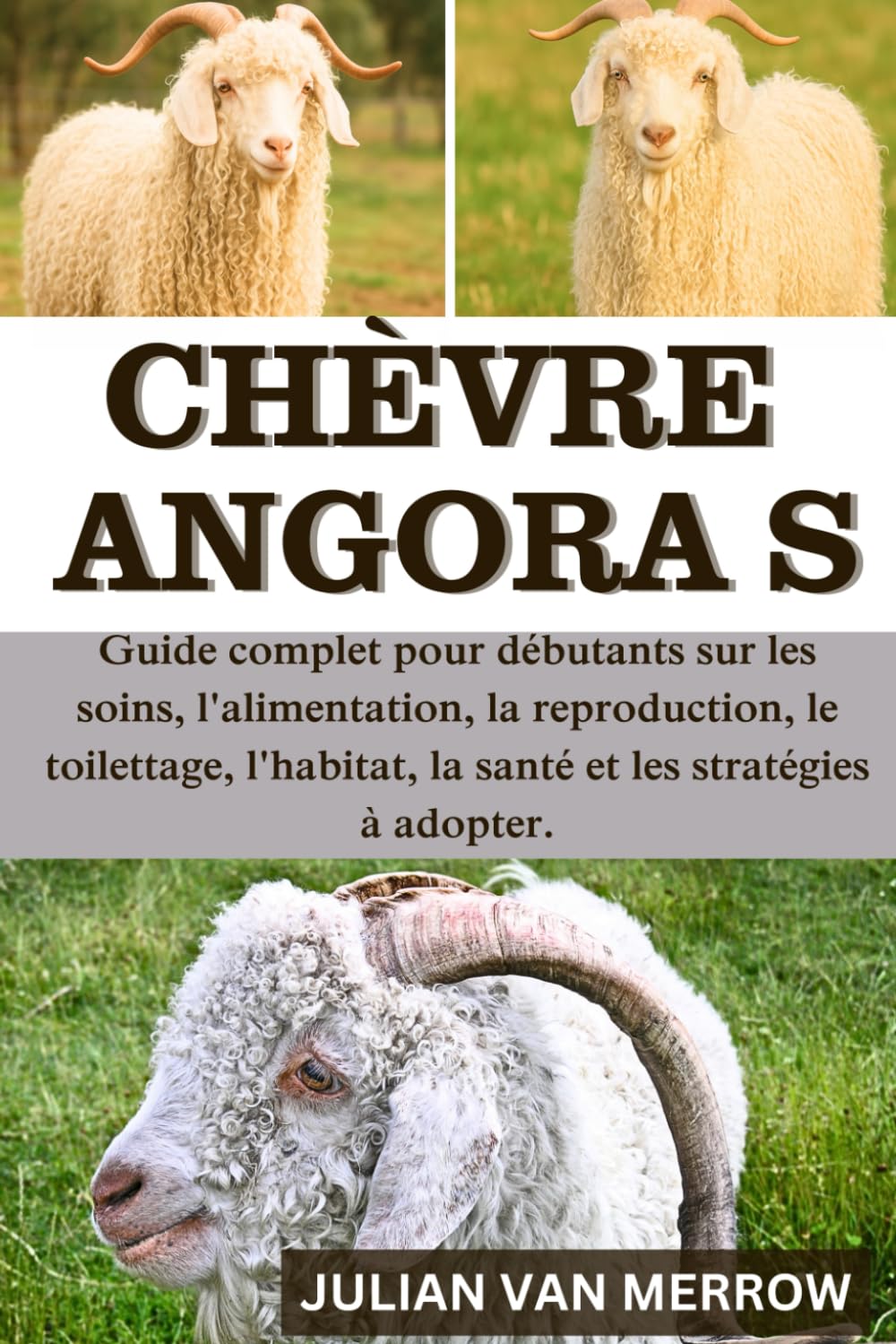 CHÈVRE ANGORA S: Guide complet pour débutants sur les soins, l'alimentation, la reproduction, le toilettage, l'habitat, la santé et les stratégies à adopter.