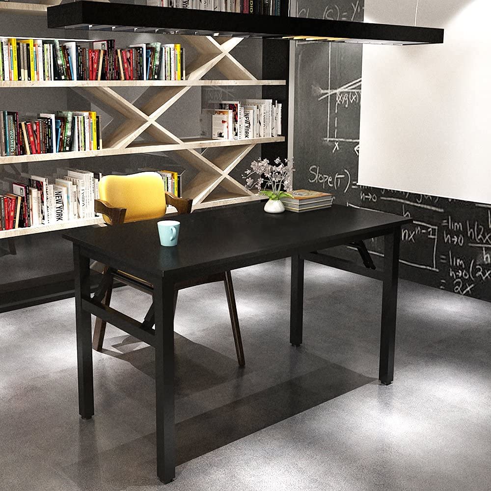 SogesPower Tavolo pieghevole, tavolo per computer, tavoli portatili ad alte prestazioni per l'home office, campeggio, postazione di lavoro, scrivania da studio, tavolo da conferenza per l'home office