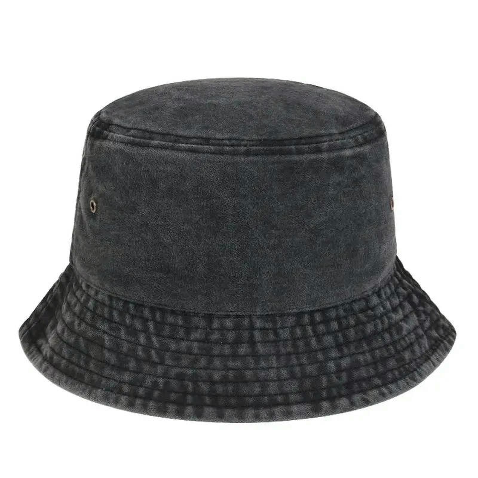 Kapelusz typu bucket unisex osobowość czapki rybackie czapki outdoorowe na co dzień czapka z filtrem przeciwsłonecznym-ciemnoszary-pojedynczy kod